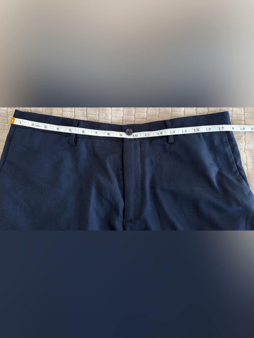Zara Men's Dark Navy Dress Trousers - Picture 3 of 7